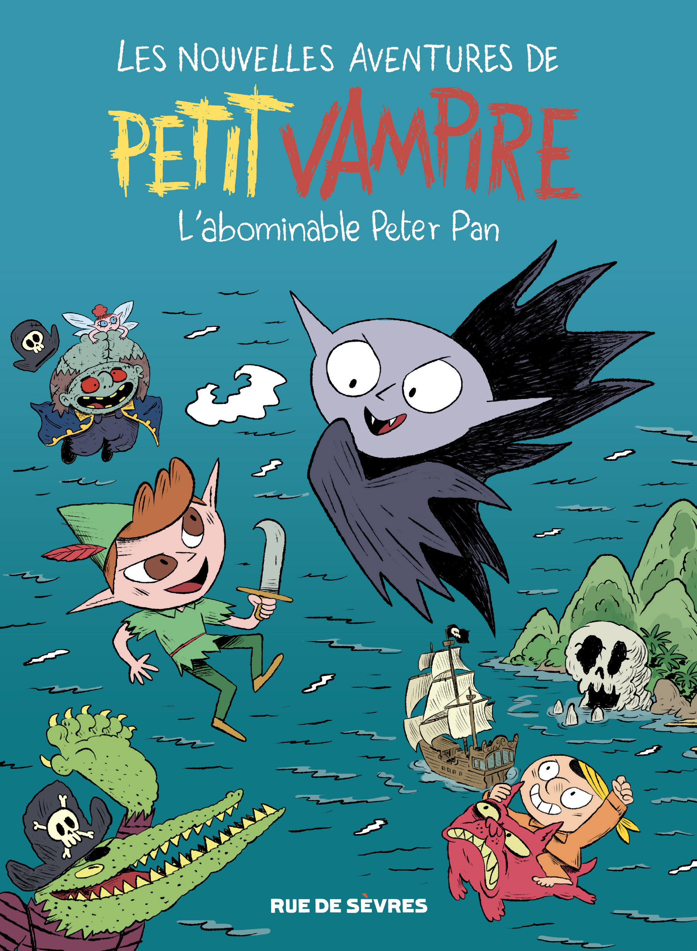 Couverture nouvelles aventures de petit vampire