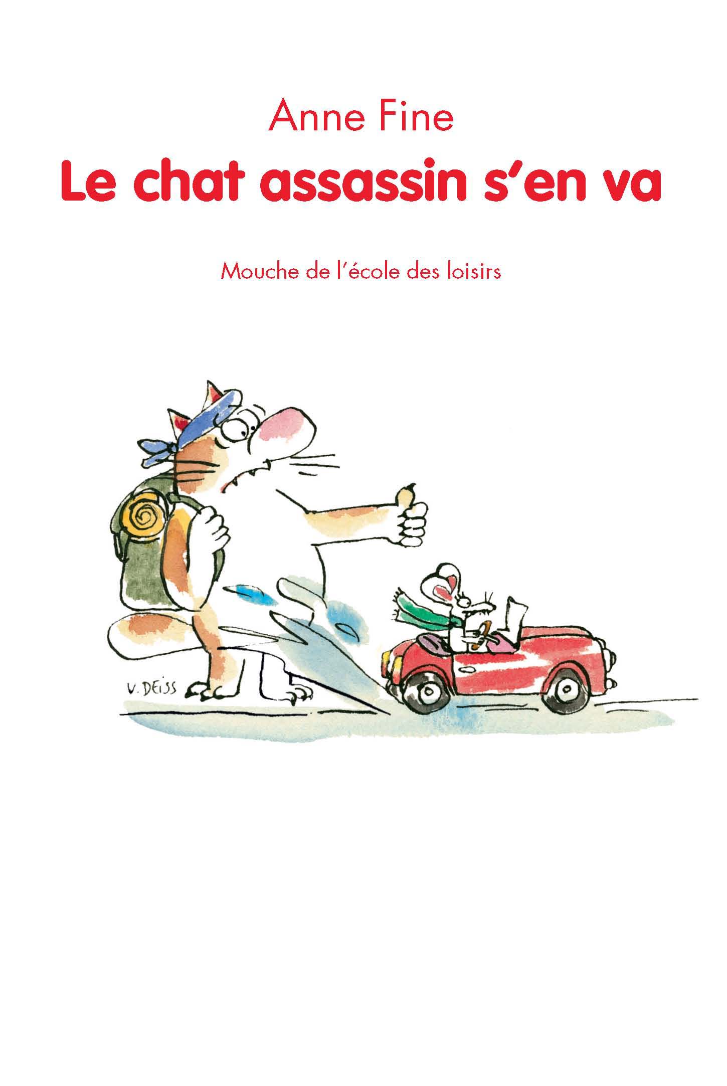 Chat Assassin S En Va Le L Ecole Des Loisirs