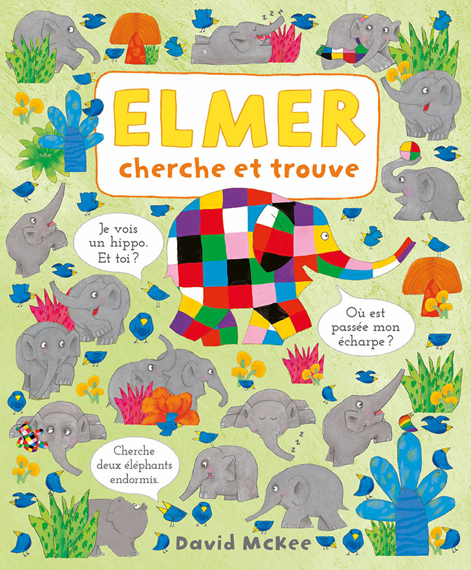 Elmer cherche et trouve L’école des loisirs, Maison d’Édition Jeunesse
