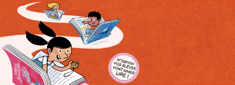Illustration d'enfants pour le rallye lecture